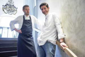 restaurant Tian chef Paul Ivic (r) & Award winningg pattiserie (name from Michael again)1 copy